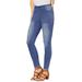 Plus Size Women's 360 Stretch Jegging by Denim 24/7 in Medium Stonewash (Size 44 W) Pull On Jeans Denim Legging