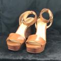 Michael Kors Shoes | Caramel Brown, Platform, Leonora Sandal, By Michael Kors | Color: Brown/Tan | Size: 10