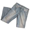 American Eagle Outfitters Jeans | American Eagle Original Straight Distressed Light Wash Men's Jeans 32 X 32 | Color: Blue | Size: 32