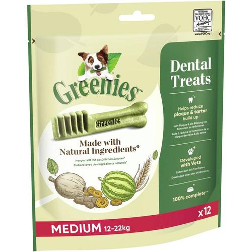 340g Zahnpflege-Kausnacks Medium Greenies Hundesnack