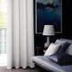 always4u Super Soft Velvet Curtains White Blackout Curtains 66x72 Inches Eyelet Thermal Insulated Fully Lined Window Treatment for Living Room 1 Pair