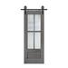 Barn Door - Barndoorz Glass Barn Door w/ Installation Hardware Kit Metal in Brown | 96 H x 32 W x 32 D in | Wayfair BD182-SDL4U-1