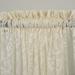 Lilijan Home & Curtain Cream Lace Classic Sheers Curtain Panels, Sheer Window Curtain, Shabby Chic Polyester in White | 144 H x 52 W in | Wayfair