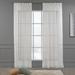 Lilijan Home & Curtain Extra Long & Extra Wide Dots Lace Patterned Sheer Curtain Panels Polyester in White | 168 H x 100 W in | Wayfair