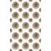 White 60 x 36 x 0.06 in Area Rug - Winston Porter Jessyka Floral Machine Woven Indoor/Outdoor Area Rug in Brown/Tan | Wayfair