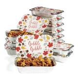 The Party Aisle™ Fitzgerald 12 Piece Leftover Containers in Gray/Red/White | 6.9 W x 4.8 D in | Wayfair 092AC7042096449CB00E759AD93BCE95