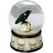 The Holiday Aisle® Dasean Raven Perching on Skull Glitter Water Globe Resin in Black/Brown | 3.5 H x 2.5 W x 2.5 D in | Wayfair