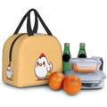 East Urban Home Kawaii Chicken Lunch Box Bento Box Insulated Lunch Boxes Reusable Waterproof Lunch Bag w/ Front Pocket For School Office Picnic | Wayfair