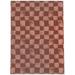 White 36 x 24 x 0.08 in Area Rug - Orren Ellis DISTRESSED CHECKS RED Outdoor Rug By Becky Bailey Polyester | 36 H x 24 W x 0.08 D in | Wayfair