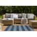 Blue 84 x 60 x 0.08 in Area Rug - Ebern Designs GRAPHIC RETRO WEAVE Outdoor Rug By Becky Bailey Polyester | 84 H x 60 W x 0.08 D in | Wayfair
