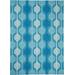 Waverly Sun N Shade SND70 Blue 8'x11' Oversized Indoor-outdoor Rug - Nourison SND70