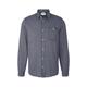 TOM TAILOR Herren Hemd mit Struktur, blau, Gr. XL