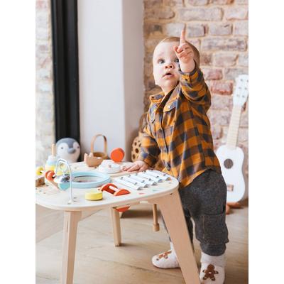 Baby Spieltisch mit Musikinstrumenten, Holz FSC® natur/mehrfarbig von vertbaudet