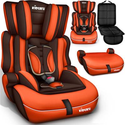 Autokindersitz Kinderautositz Autositz Kindersitz 9-36kg Gruppe 1+2+3 Braun/Orange - Kiduku