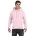 Hanes P170 Ecosmart 50/50 Pullover Hooded Sweatshirt in Pale Pink size 4XL | Cotton Polyester