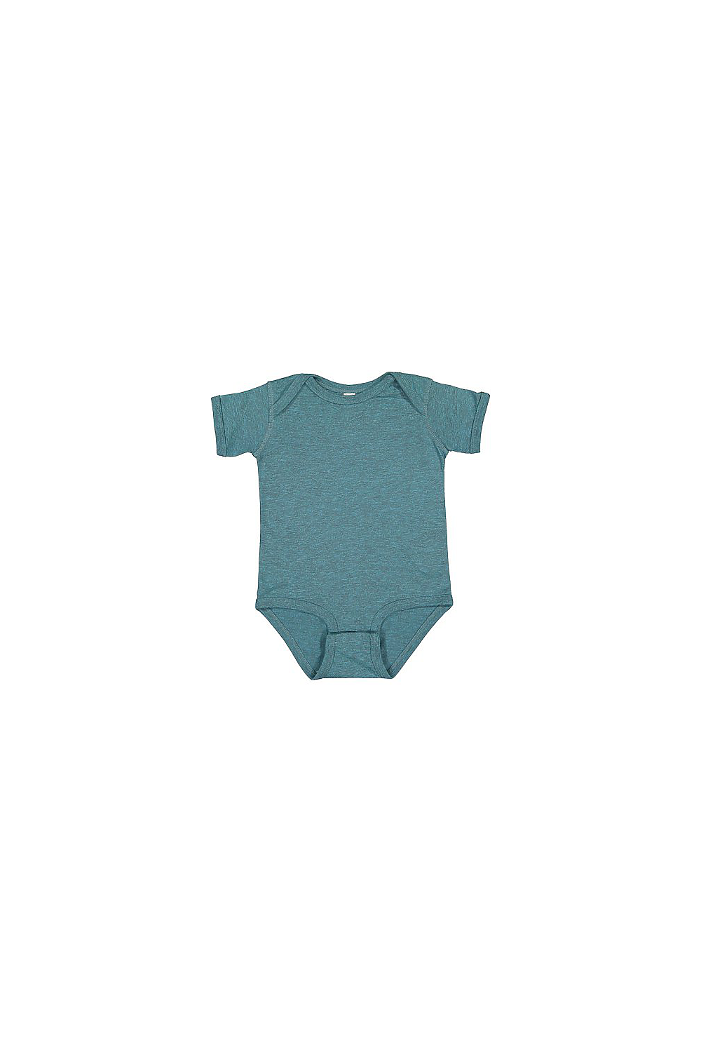 Rabbit Skins 4424 Infant Fine Jersey Bodysuit in Surf Blackout size 6M | Cotton LA4424, RS4424