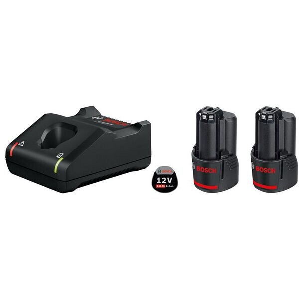 BOSCH Akku-Set »2x GBA 12V 2.0Ah + GAL 12V-40 Professional« Image