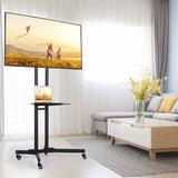 Yaheetech Rolling TV Cart Stand for 32 to 75 Inch LCD Flat Panels