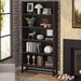 70.8" Tall Bookcase and Bookshelf 5-Tier Storage Shelves Free-Standing