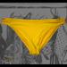 Athleta Swim | Athleta Yellow Clean Low Rise Bikini Bottom - Size Medium | Color: Yellow | Size: M