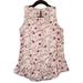 Disney Tops | Disney Minnie Mouse Sleeveless Peplum Top, Size Xs, Nwt | Color: Pink/White | Size: Xs