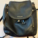 Michael Kors Bags | Black Leather Michael Kors Pebble Backpack | Color: Black | Size: Os