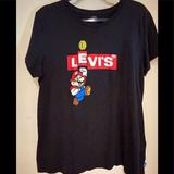 Levi's Tops | Levi’s Super Mario Tee Nwot | Color: Black | Size: Xl