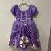 Disney Costumes | Disney Store Girls Princess Sofia The First Costume Dress Tulle Purple Size 4 | Color: Purple | Size: 4