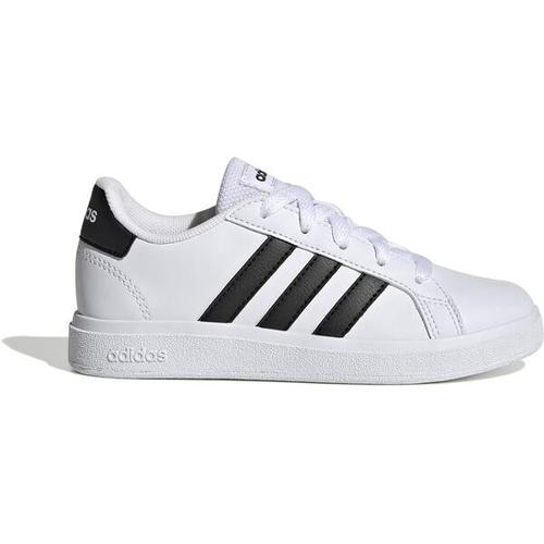 ADIDAS Kinder Halbschuhe Grand Court Lifestyle Tennis Lace-Up, Größe 39 ⅓ in Weiß