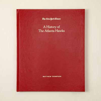 New York Times Custom Basketball Book - Atlanta Hawks with Magnifying Glass