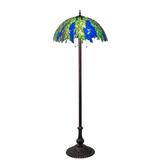 Meyda Lighting Tiffany Honey Locust 62 Inch Floor Lamp - 122833