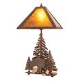 Meyda Lighting Northwoods Lone Bear 21 Inch Table Lamp - 244667