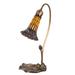 Meyda Lighting Stained Glass Pond Lily 16 Inch Table Lamp - 251552