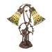 Meyda Lighting Stained Glass Pond Lily 17 Inch Table Lamp - 251677