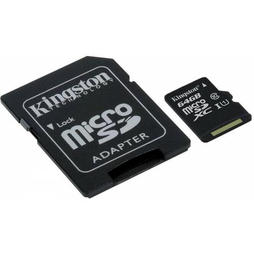 Kingston - MicroSD 64Go CL10 Canvas Select uhs-i SDCS/64GB (SDCS/64GB)