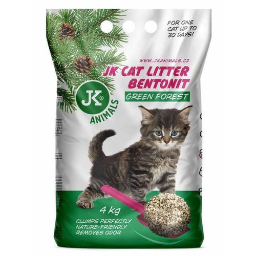 CAT GREEN FOREST Katzenstreu klumpend staubarm Katzen Einstreu Klumpstreu 4,kg - JK