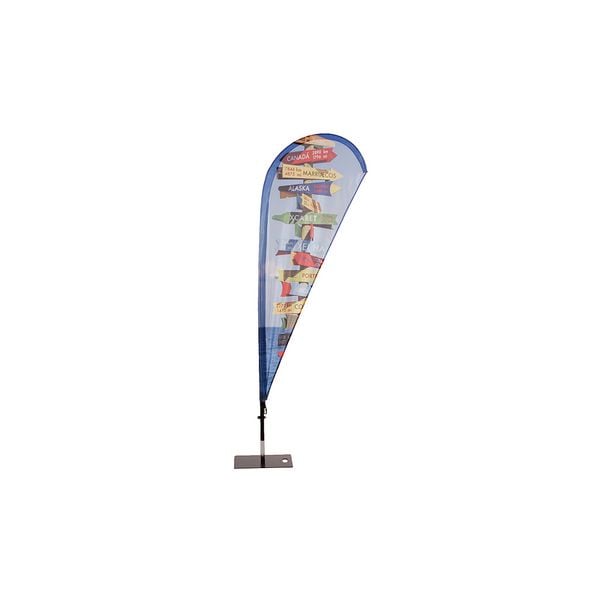 Showdown Displays Fahnenmast »Beachflag Glasfaser Wind/Tropfen XL« - ohne Bezug