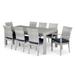 Del Mar 9pc Outdoor Dining Set with Cushions