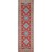 Traditional Geometric Kazak Oriental Wool Runner Rug Hand-knotted - 2'9" x 9'10"