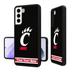 Cincinnati Bearcats Galaxy Endzone Stripe Personalized Bump Case