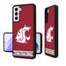 Washington State Cougars Galaxy Endzone Stripe Personalized Bump Case