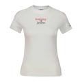 Tommy Jeans Damen T-Shirt TJW BABY ESSENTIAL LOGO 2 SS, weiss, Gr. XL