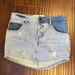 Free People Skirts | Free People Mini Skirt Jean Skirt Size 25 Great Condition Like New | Color: Blue | Size: W25