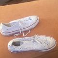 Converse Shoes | Converse All Star White Lace Crochet Low Tops | Color: White | Size: 7