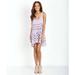 Free People Dresses | Free People Voile Tiny Dot Trapeze Slip Dress Xs | Color: Purple | Size: Xs