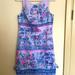 Lilly Pulitzer Dresses | Lilly Pulitzer Side Tie Print Dress | Color: Blue/Purple | Size: Xxs