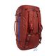 Tatonka Duffle Bag 65L - Faltbare Reisetasche mit Rucksackfunktion, abschließbar, klein verstaubar und mit 65 Liter Volumen (Tango red)