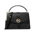 Michael Kors Damen Md Th Satchel, Schwarz, M EU