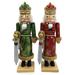 The Holiday Aisle® 2 Piece Snowflake King Nutcracker Set Wood in Brown | 14 H x 4 W x 4.5 D in | Wayfair C7362328D8364139825EB26C26441C38