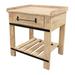 Loon Peak® Sunoma One Drawer Nightstand w/ Shelf Wood in Brown/White | 29 H x 25 W x 18 D in | Wayfair D0223B73D21049269B9E9E9C540078F0